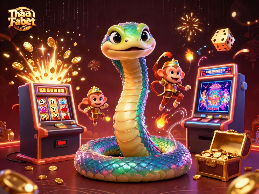 Engage in thrilling gameplay at Thể Thao Fabet with dynamic casino visuals and vibrant symbols.